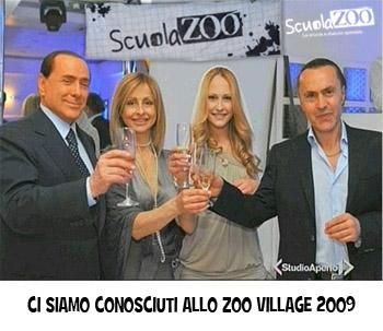 berlusconi e noemi allo zoo village
