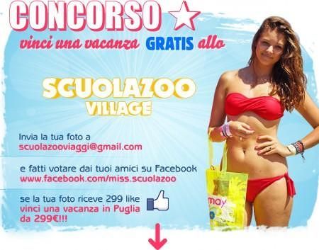 VINCI UNA VACANZA GRATIS ALLO SCUOLAZOO VILLAGE!