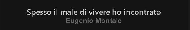 Il male di vivere di Montale