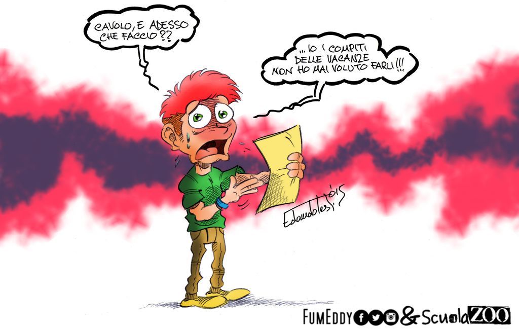 La vignetta di FumEddy per ScuolaZoo. Seguitelo su Facebook, Twitter e Instagram