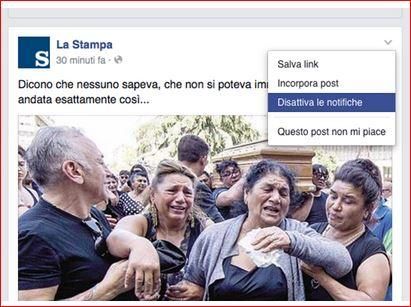 Impostazioni Facebook