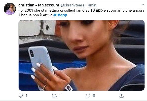 18app è ora attiva: l'annuncio per i 2001 è arrivato