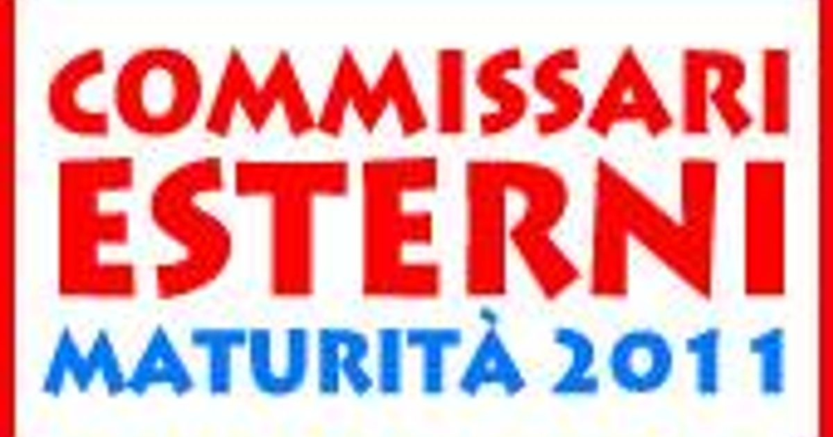 Sono Usciti I Nomi Dei Commissari Esterni