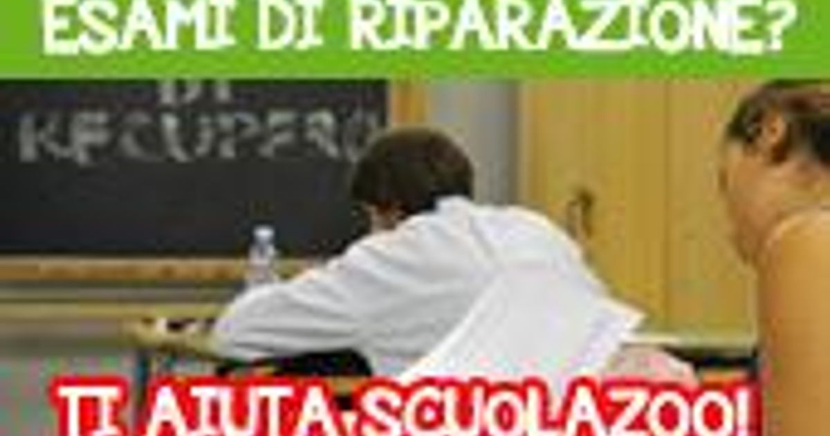 ScuolaZoo - Debito in matematica, non ti temiamo! :D La nuova