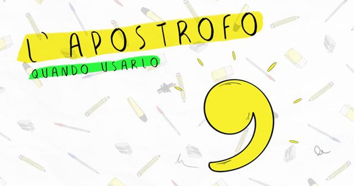 Qual è Con O Senza Apostrofo Apostrofo: sì o no? Ecco quando e come usarlo | ScuolaZoo