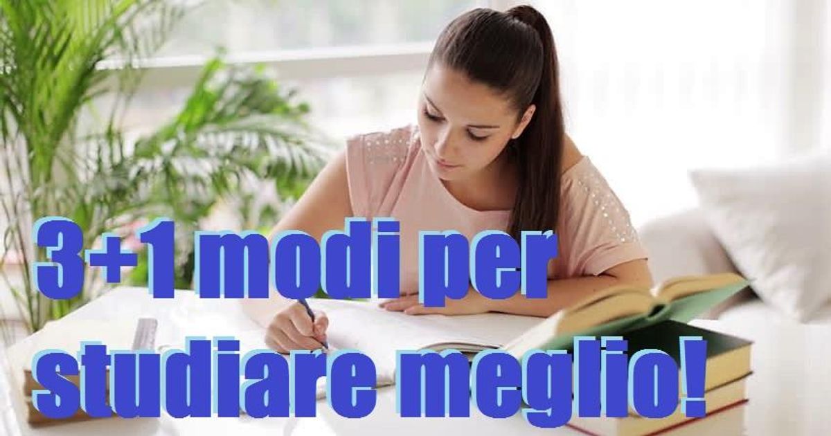 3+1 modi per studiare meglio! | ScuolaZoo