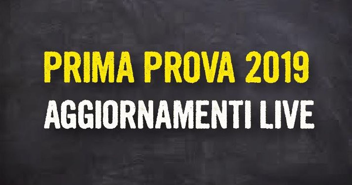 Tracce Prima Prova Maturità 2019: Temi Svolti E Live Svolgimenti Su ...